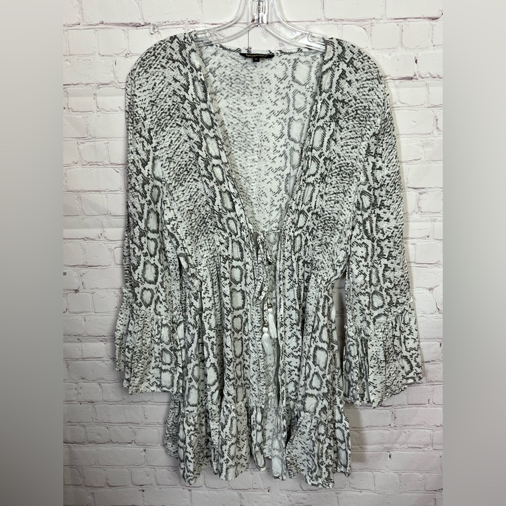 Spiaggia Dolce Snake Print Swim Cover Up